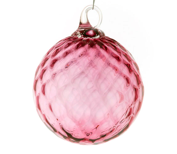 Rose Ornament by Glass Eye Studio